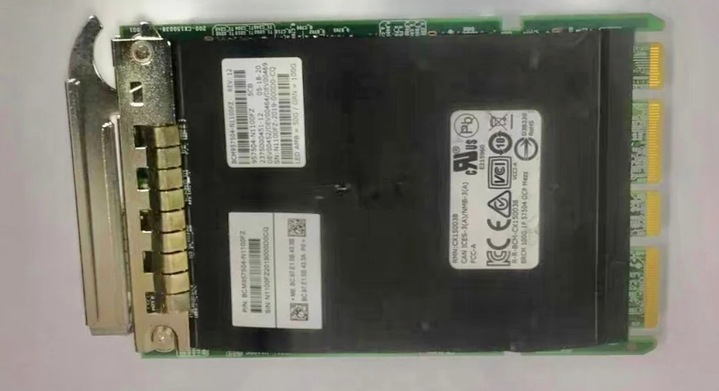 OCP 3.0 이더넷 어댑터, NetXtreme E, 100Gbps, 100 BCM957504, 100GbE