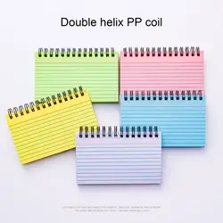 Multifunctional Message Pad Academic Lightweight Memo Pad Small Spiral Notebook for Library Notebook