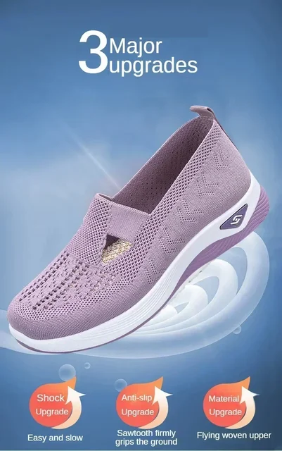 Women's Casual Shoes Breathable Comfortable Orthopedic Shoes Non Slip Sneakers For Spring And Summer New Arrival Women Mesh 6