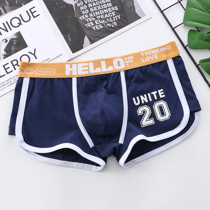 3pcs Men's Underwear Boxer Shorts Sexy Panties Cotton Boxers Sports comfort Man Underpants Male Shorts Homme U Convex Lingerie