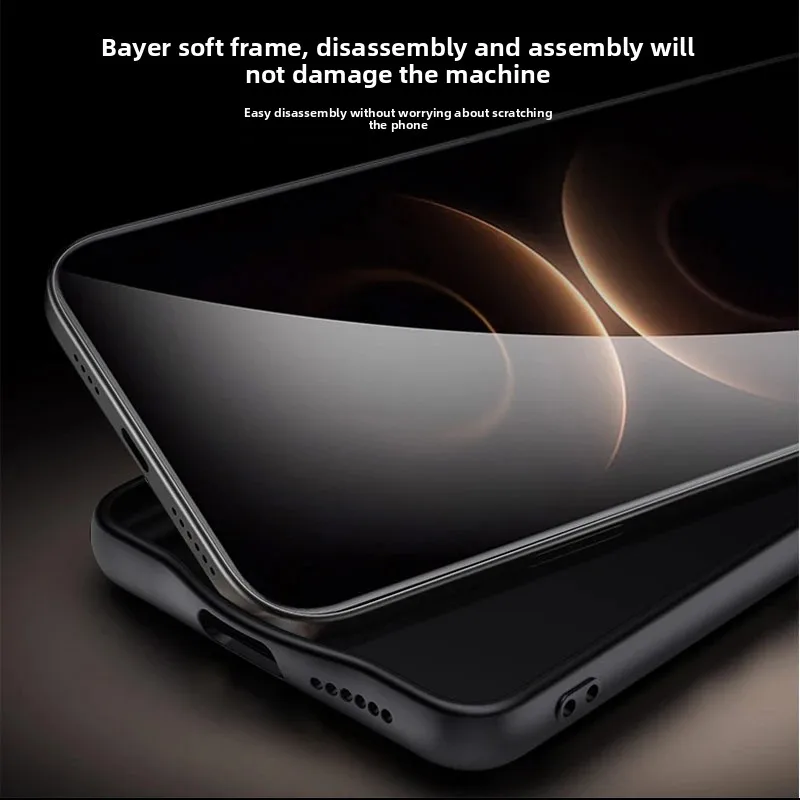 Luxury Silicone Leather Shockproof Phone Case with Camera Protection
