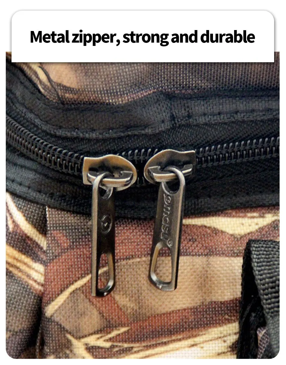 Description Picture 4 of itemWaterproof Fishing Bag Nylon Large Capacity Multi Purpose Fishing Tackle Two Layer Waterproof Outdoor Shoulder Bags