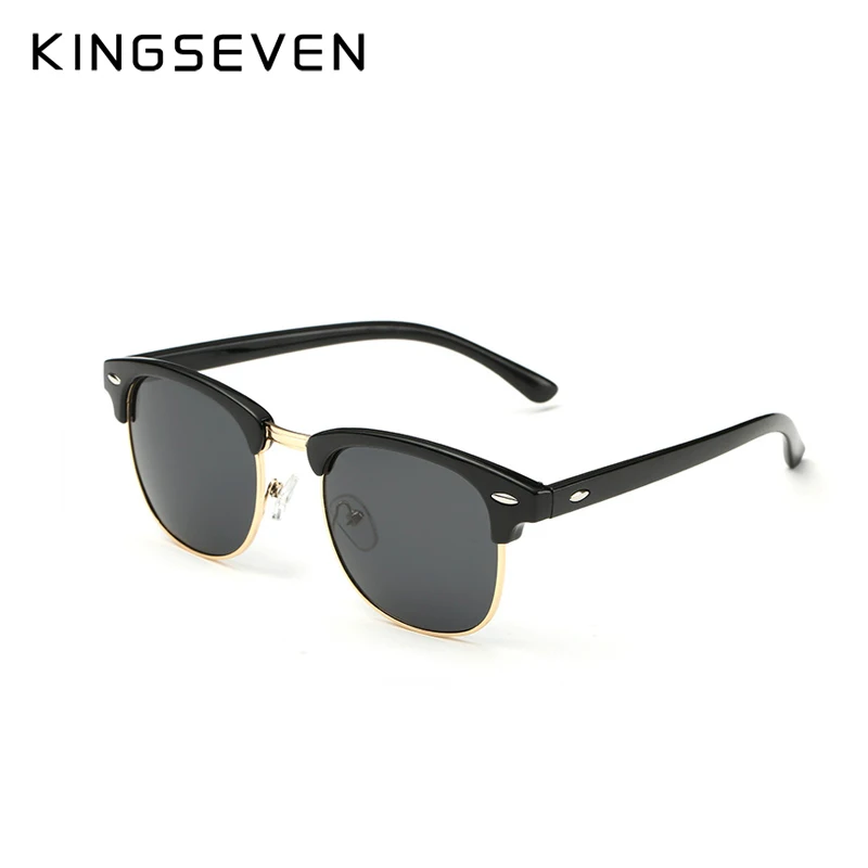 

KINGSEVEN Classic Fashion Polarized Sunglasses Men/Women Colorful Reflective Coating Lens Eyewear Accessories Sun Glasses