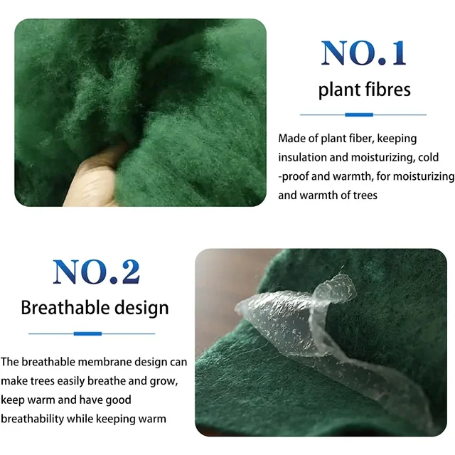 3-Layer Tree Protector Wraps, Winter-proof Protector Wrap Plants Bandage Packing,Tree Trunk Wrap Guard Plants Bandage 3