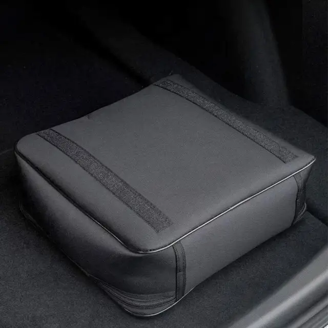 Custodia Per Cavi Di Ricarica Auto - Organizer In Tessuto Oxford 32x32x10cm Per Cavi Prolunga - Foto 9