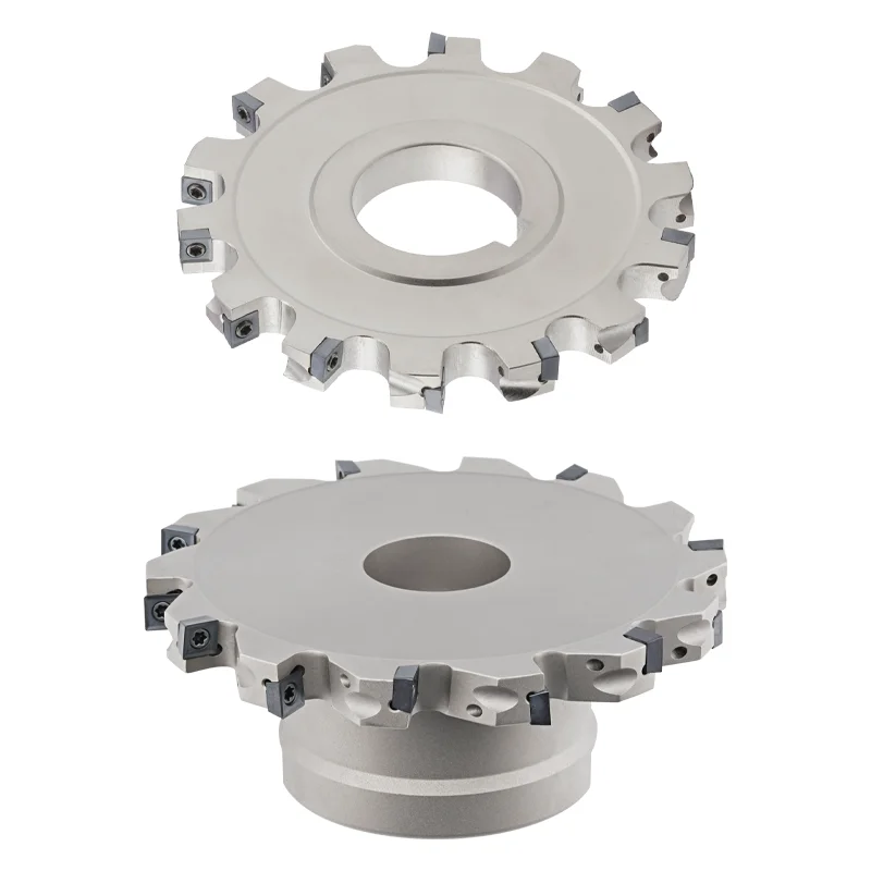 SMD sleeve type three sided milling cutter disc SMC saw blade milling cutter head CNC slotting install MPHT blade 125 160 200 router bit,slot milling cutter