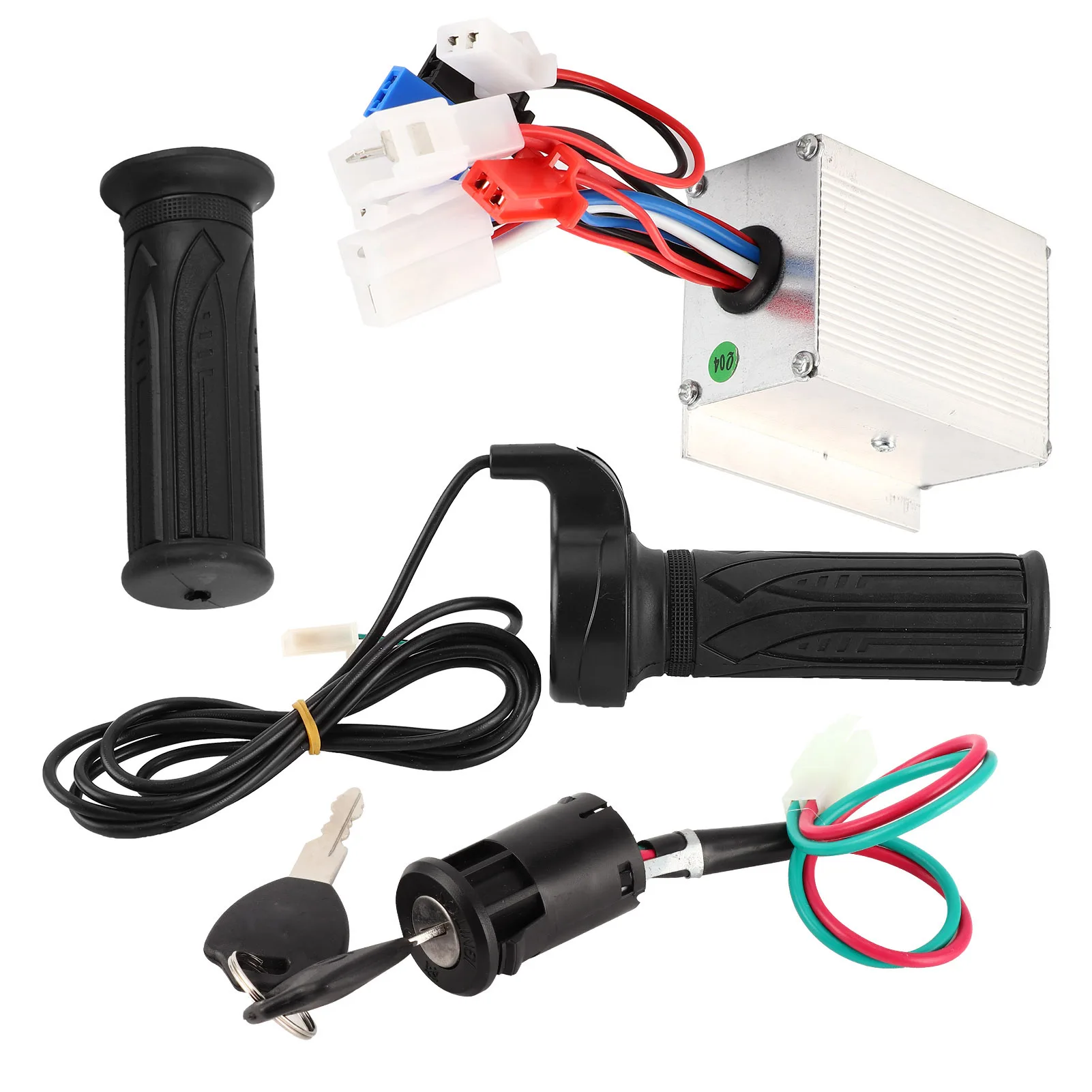 Electric Scooter Speed Controller Set 24V 250W with Throttle Twist Grip Lock