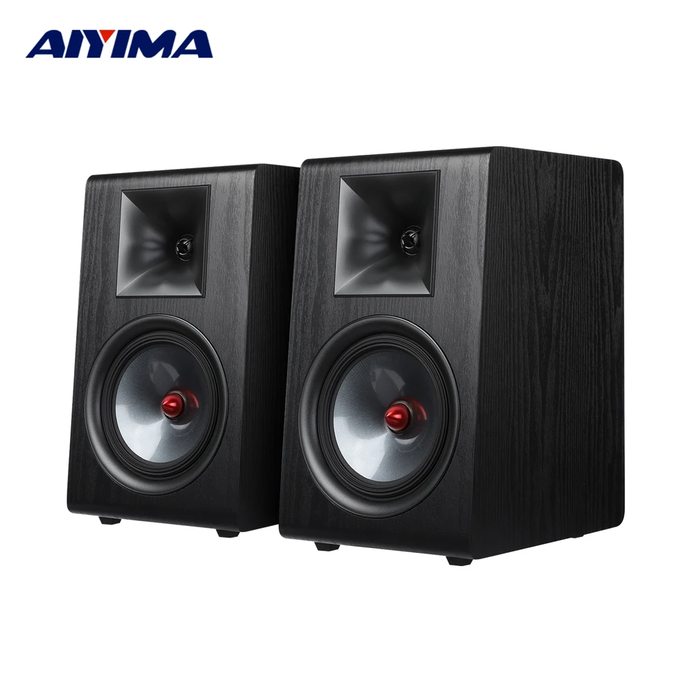 AIYIMA Audio P600 Passive Speaker 6.5 Inch Wood Carbon Fiber