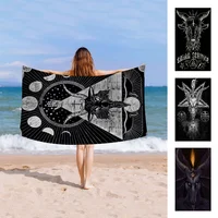Satanic Big Microfiber Beach Towels Quick Dry Towel Sand Beach Towels Pool Towel For Travel Swim Pool Yoga 1