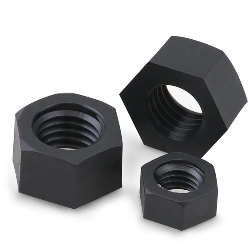 10/ 50PCS M2-M16 Nylon Plastic Hex Nuts DIN934 For Heat/ Elctricity Insulation
