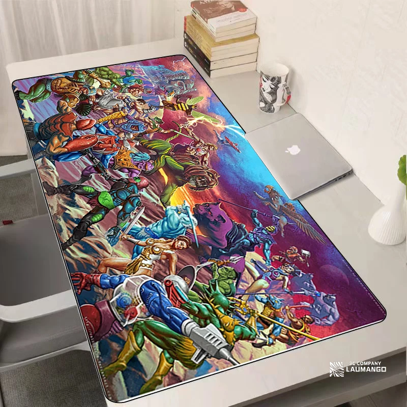 He Man Master Of Universe Tappetino Per Mouse Grande Pc Accessori Per Giocatori Gaming Mousepad Tastiera Tappetino Per Mouse S Computer Mat Desk Anime