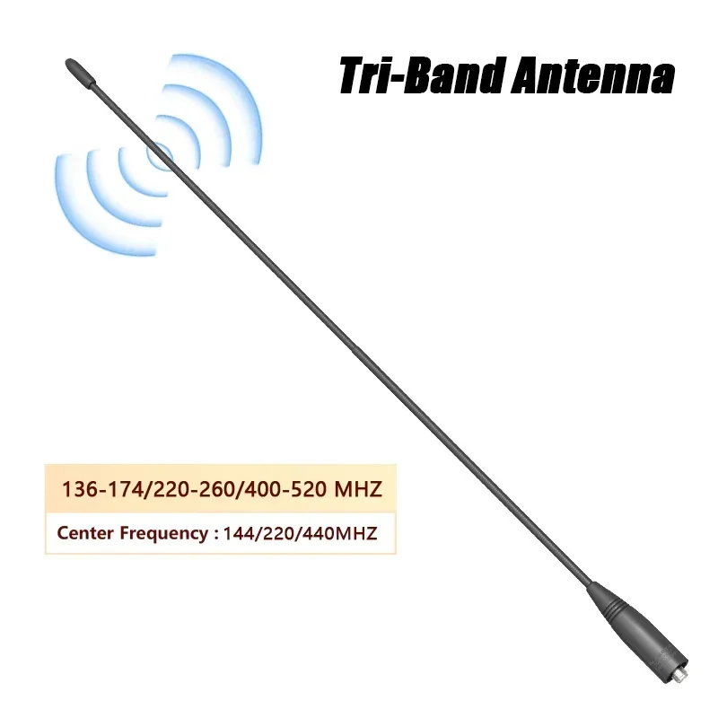 NA-320A Antenna Originale Nagoya Tri-Band SMA-Femmina 144-220-440Mhz Antenna Morbida Frusta Per Retevis RA685 RT86 RT5 RT22 H-777 Radio - immagine 3