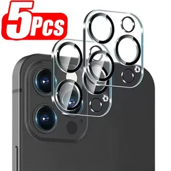 Premium HD Tempered Glass Camera Lens Protector (1 - 5 Pack) - 5PCS (15 or 15 Plus)