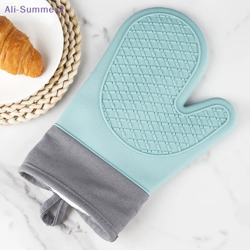 Cute Silicone Insulated Oven Mitt - Heat Resistant Baking Glove