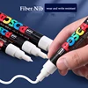 UNI Posca Acrylic White Highlighter Pen Marker Pen  PC1M/3M/5M/8K/17K Paint  Markers For Glass, Plastic, Metal, Wood, Ceramics 3