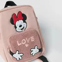Lovely Fashion Children Bag Girls Backpack Cartoon Disney Minnie Baby Schoolbag Kindergarten Accessories Two-shoulder Bag 3