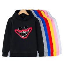 

kids Poppy Playtime hoodie Harajuku men women fashion huggy wuggy sweatshirt spring and autumn models Horror Clothes Long Sleeve