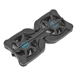 Compact USB - Powered Dual Fan Laptop Cooling Pad (Necklace)
