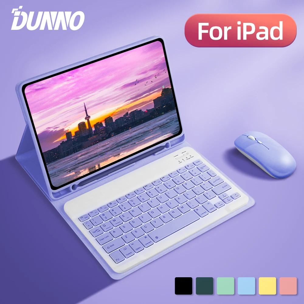 para Ipad Pro 11 Case de Teclado para Ipad 9th Geração 10th ar 10.9 ar Pro 10.5 5th 6th Pro 9.7 Tablet Teclado Capa