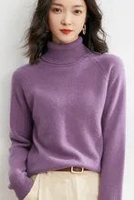 

Pullover Turtleneck Soft Jumper Sweater Hand Candy XXL Thickened Winter Fall Warm Elegant GCAROL Minimalist Knitted Basic Women