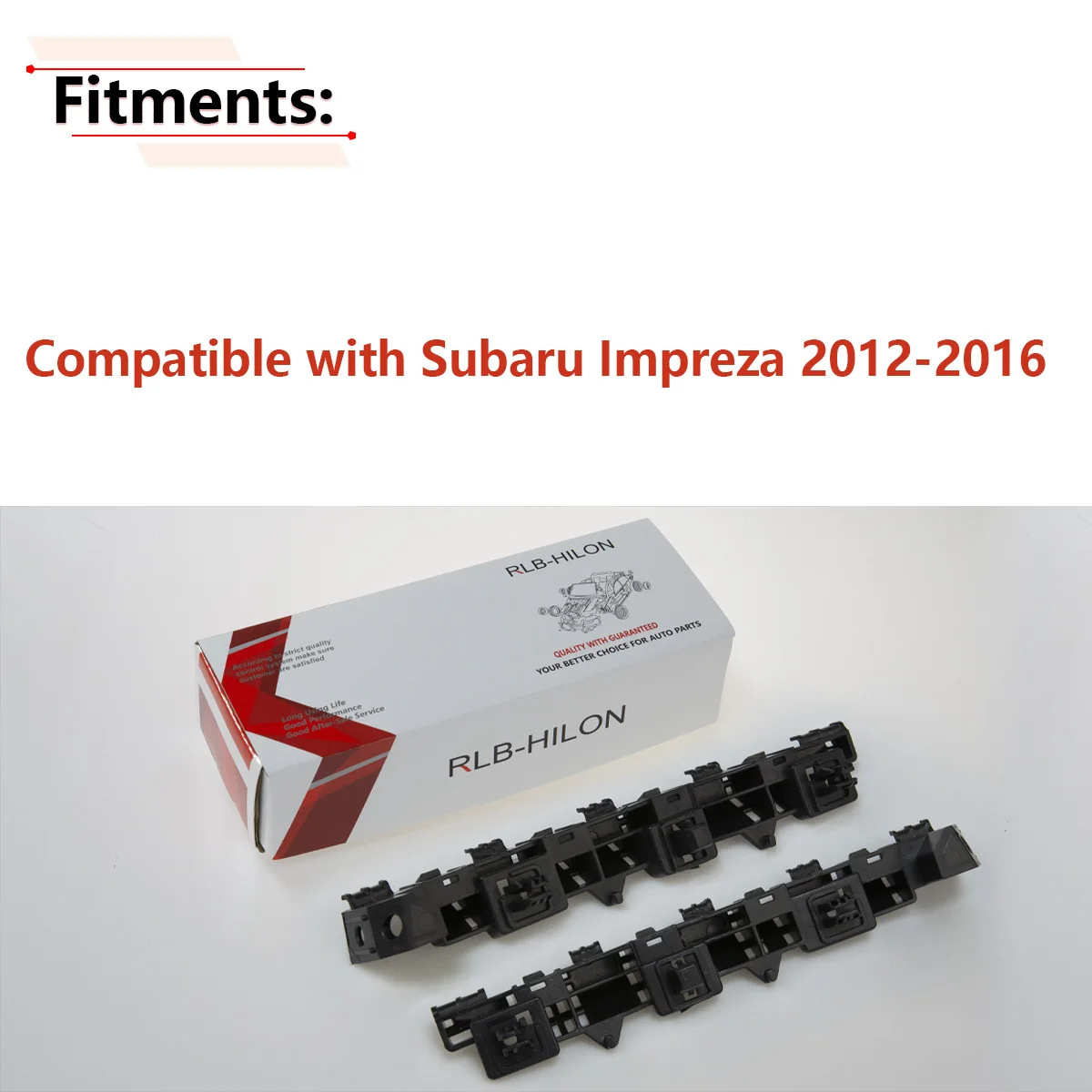 Subaru Impreza 2012-016 용 전면 좌측 및 우측 범퍼 고정 브래킷 지원은 Wrx 또는 Sti 57707FJ030에 맞지 않습니다.