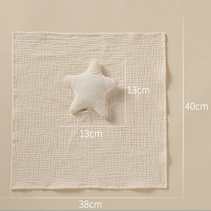 cotton muslin blanket cotton blanket swaddle blanket cotton swaddle cotton gauze blanket Baby Cotton Muslin Comforter Blanket Soft Star Newborn Sleeping Dolls Cute Kids Sleep Toy Soothe Appease Towel Bibs Saliva Towel