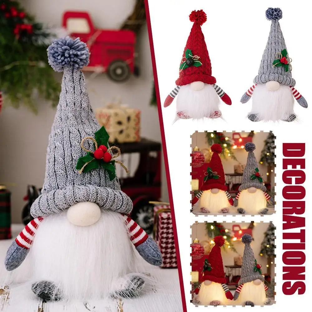 

1pc Christmas Faceless Gnome Santa Doll Xmas Tree Hanging Ornament Decoration For Home Pendant Gifts Ornaments Party Supplies
