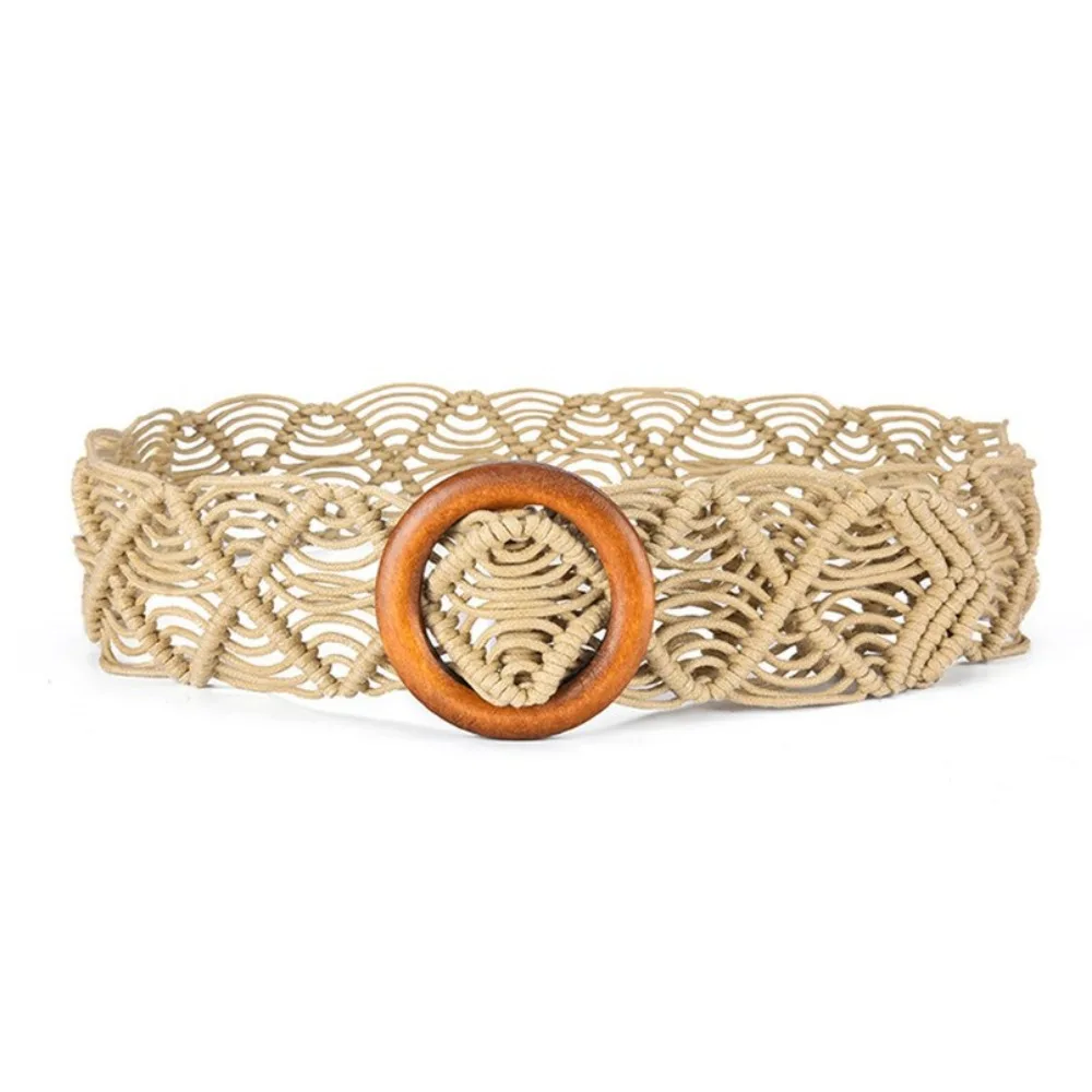 Рисунок 3 - Ремень женский с круглой деревянной пряжкой