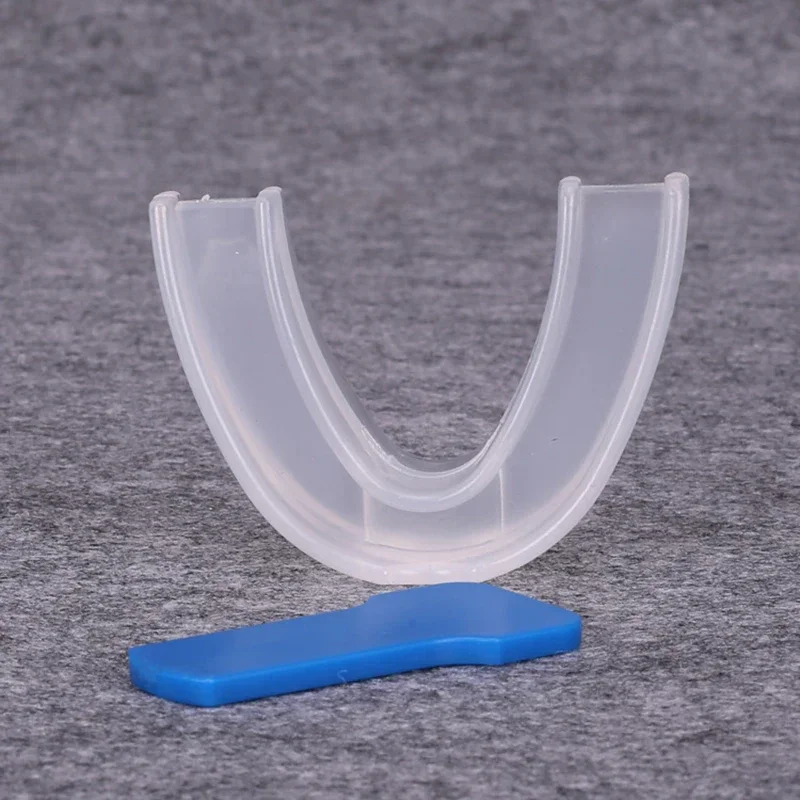 Silicone Stop Snoring Anti Snore Mouthpiece Apnea Guard Bruxism Tray Sleeping Aid Mouthguard Health Care Tool