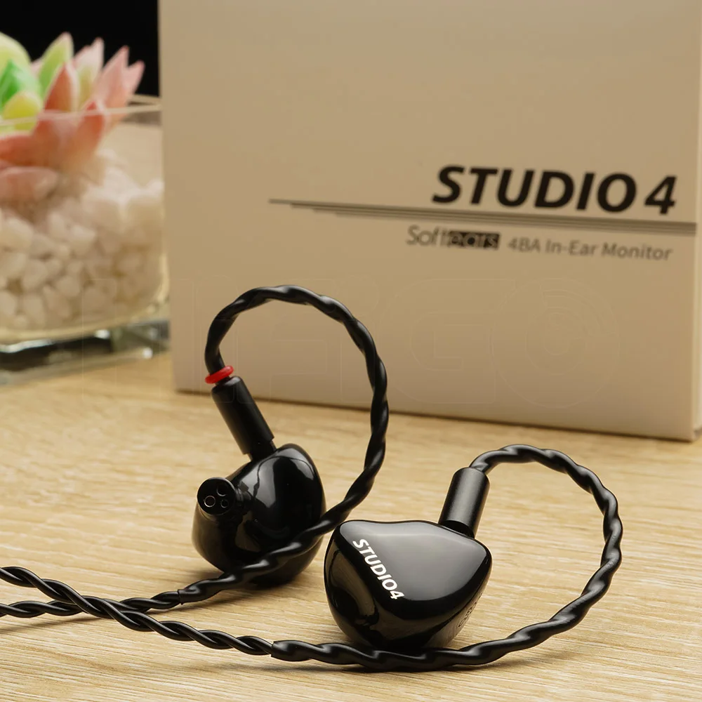 Swifstudio 4-in-耳監視イヤホン,4つのドライバー,3ウェイ,プロのhifi 