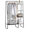 Freestanding Clothes Garment and Accessories, Organizer Closet Rack (BLK) 1