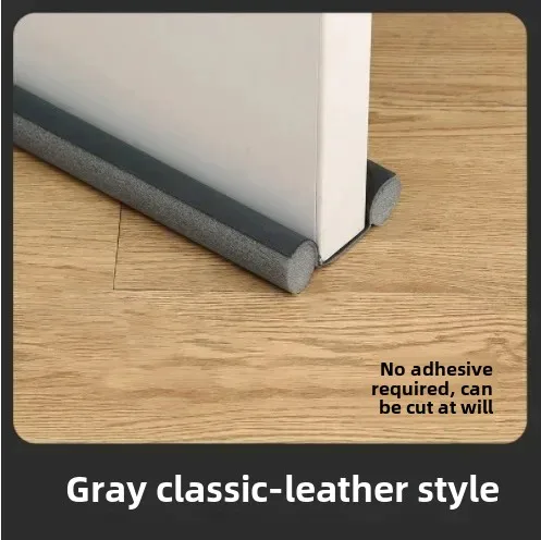 Windproof Door Seal Strip - Dual Function Guard for Draft and Noise Protection