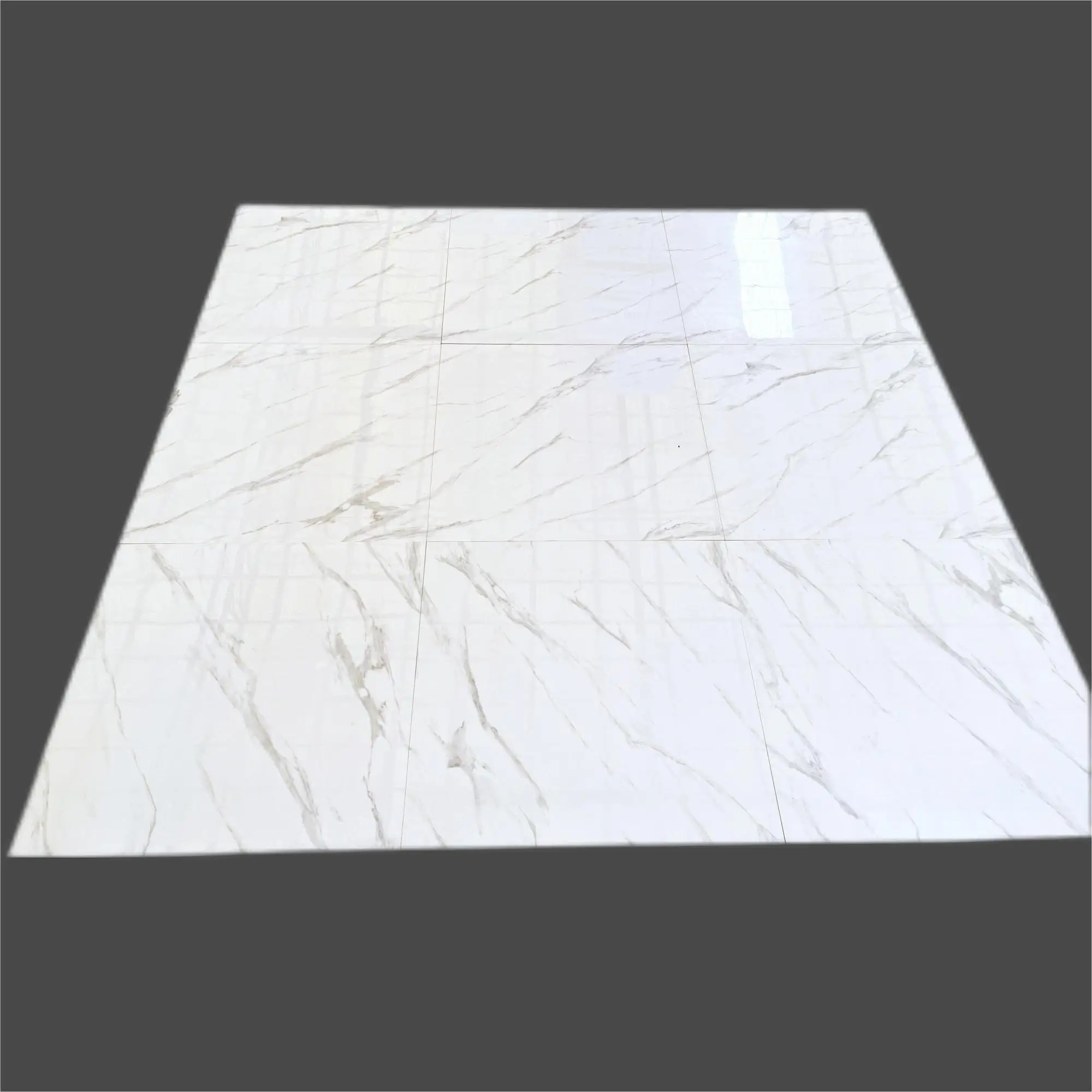 

Hot Sale 60x60 Porcelanto Glossy Ceramic Tile For Floor Standard White Marble Porcelain Tiles