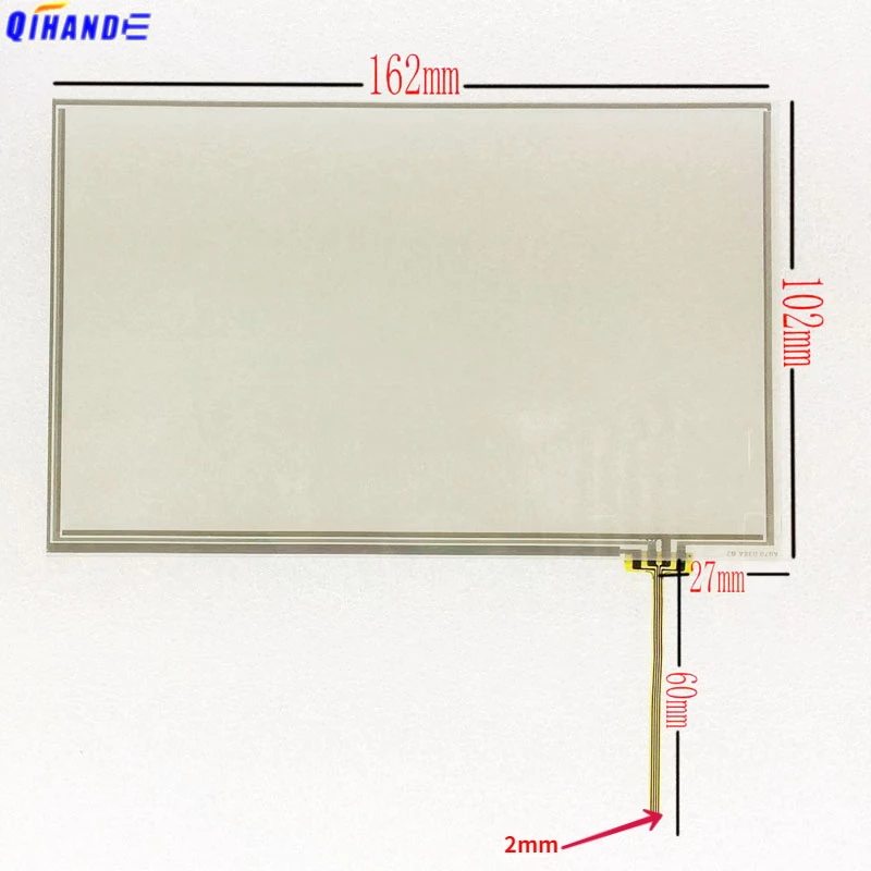 Nuovo 162*101 162*102 163*102 Touchscreen Resistivo Sistemi Di Navigazione Dvd Per Auto Lettore Video Touch Panel Sensore Di Vetro Per Samsung
