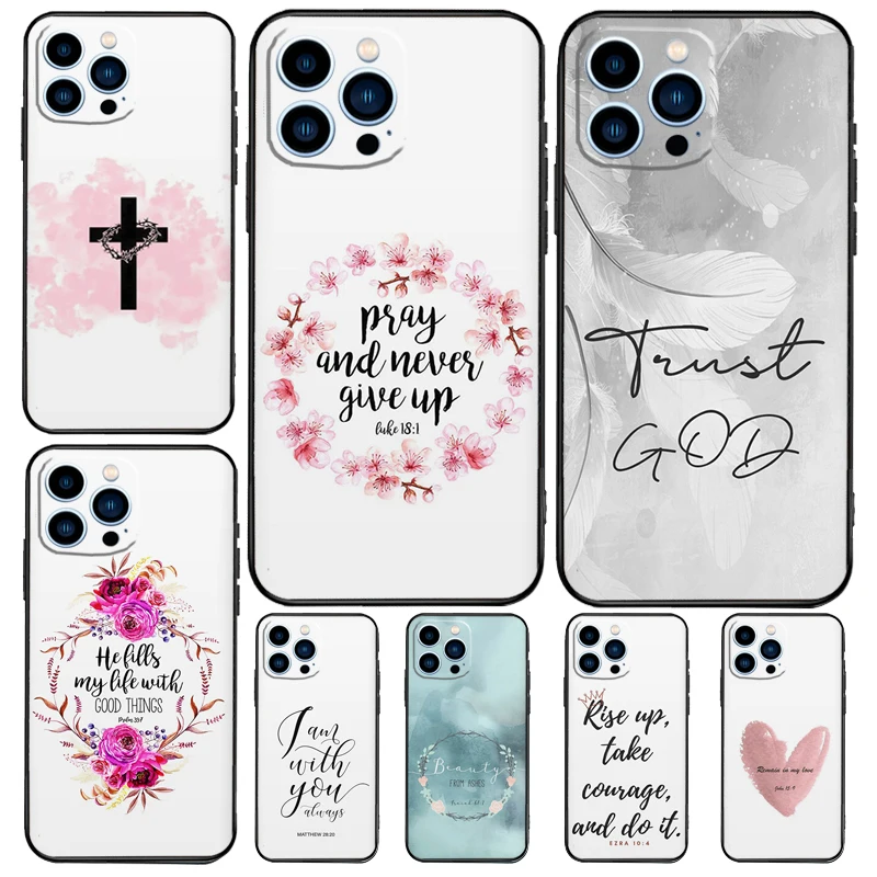 Faith & Jesus Cross Design Phone Case