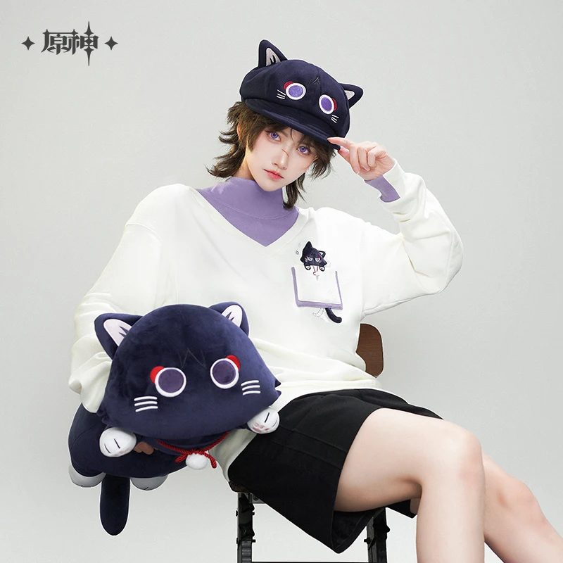 

Official MiHoYo Game Genshin Impact Kunikuzushi Wanderer Throw Pillow Cartoom Plush Cushion Anime Doll Cute Cosplay Xmsa Gift