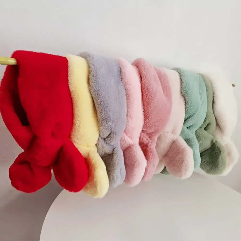 Rabbit Fur Scarf Women Shawl Faux Plush