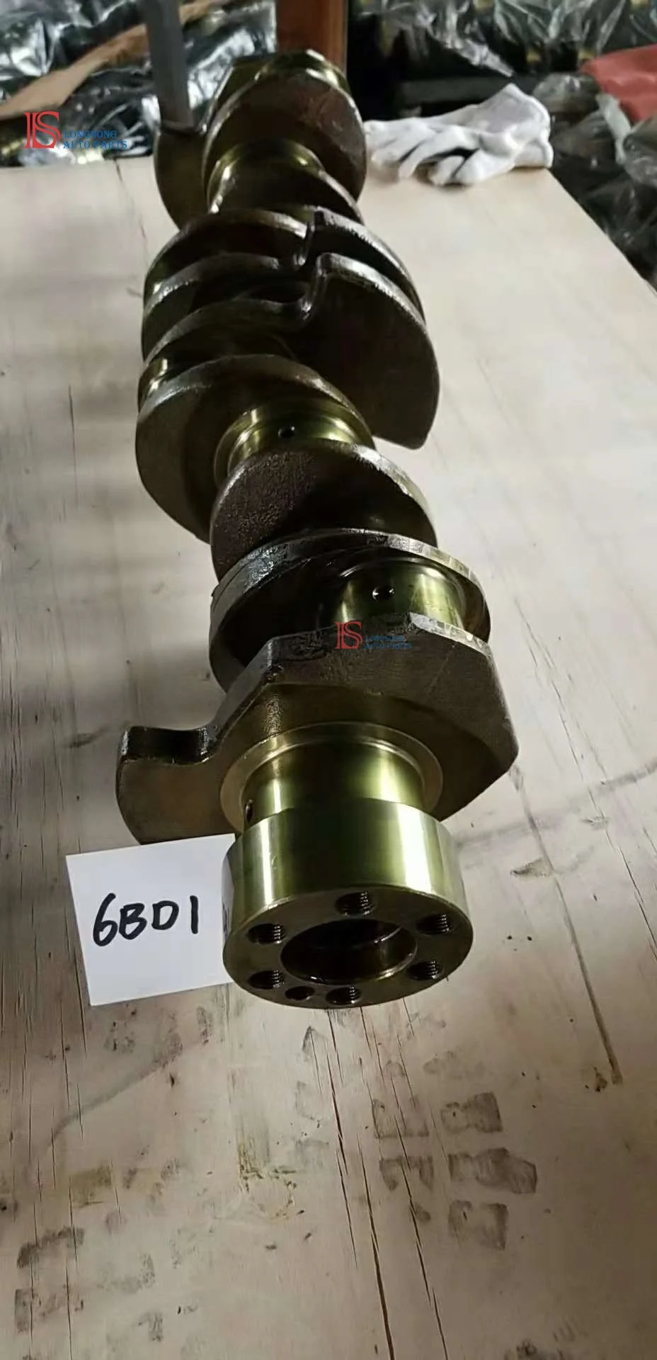 이수즈 OEM 1-12310-437-0용 공장 고성능 6BD1 크랭크축