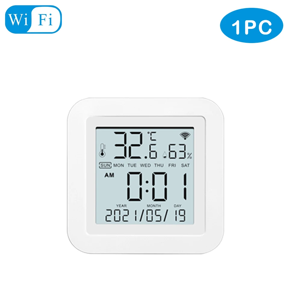 TUYA WiFi Smart Temperature Humidity Sensor Digital Hygrometer