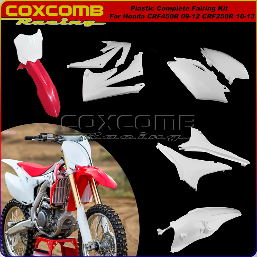 Crf250f Plastics Acerbis Full Plastic Kit For Honda CRF250R 2010