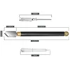 5pcs Durable Glass Tile Cutter Lightweight Pencil Style Mirror Cutter; Breaking Hand Tools for Glazed Tiles Mirror Glass DIY 5