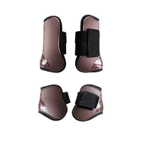 2 pairs Ultral-light Horse Tendon Fetlock Boots Front Hind Leg Protection Gears Horse Shin  Leggings Guards Equestrian Equipment 1