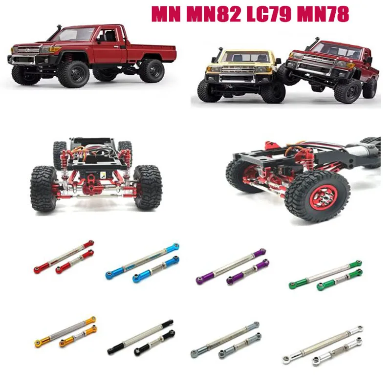 

MN MN82 LC79 MN78 1/12 RC Car Parts Metal Upgrade Front Axle Steering Pull Rod