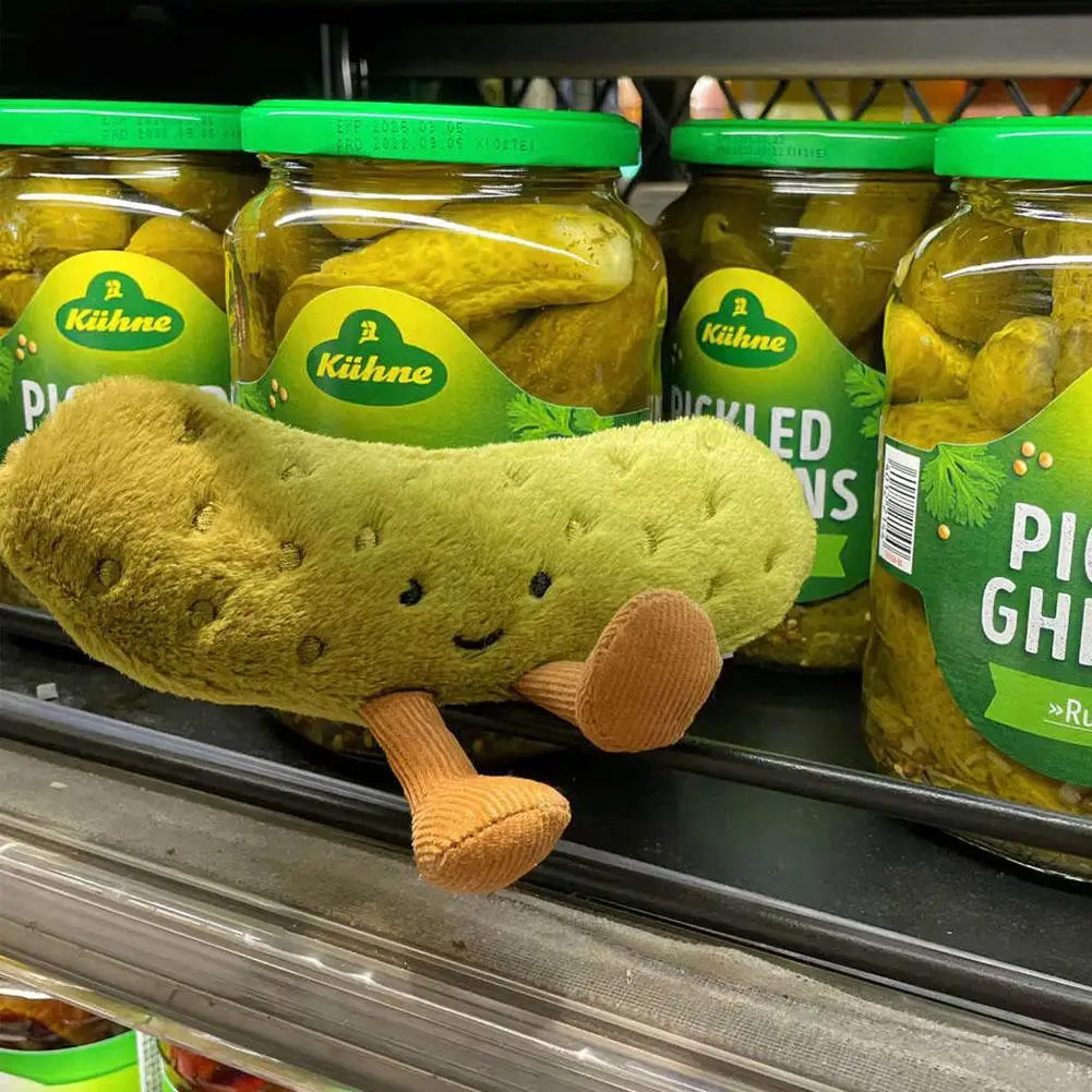 Plush Toy Plush Doll Toy Plush Doll Creative Pickled Cucumber Shaped Plush Toys Simulated Cucumber Doll Sofa Home Bedside Pillow Ornaments