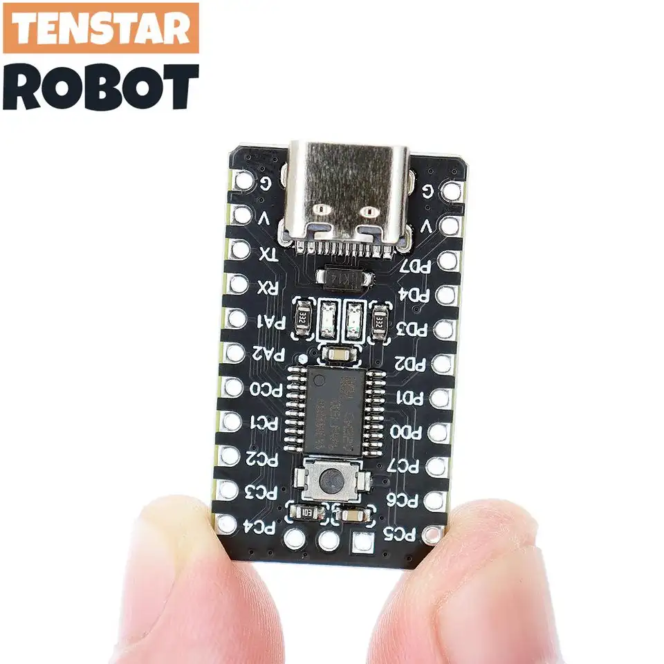 TSTARDEV 2pcs Black CH32V003 Development Board Minimum System Board Core Board RISC-V CH32V003F4P6 Microcontroller Module image 2