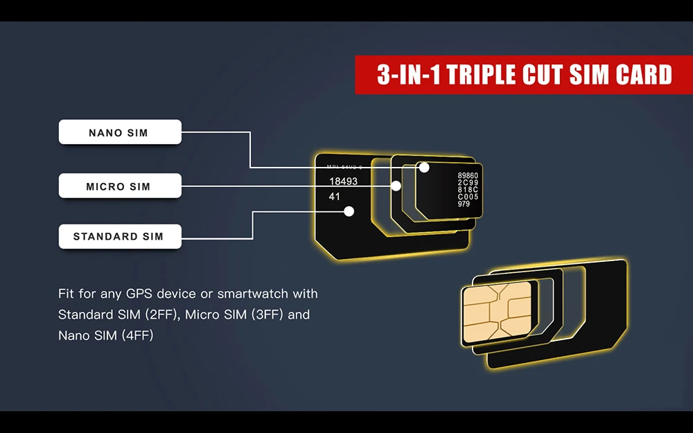 Traceur GPS Internet des objets, carte SIM 4G 3G 2G, 30 mo, circulation  internet par mois, sans SMS ni appel - AliExpress