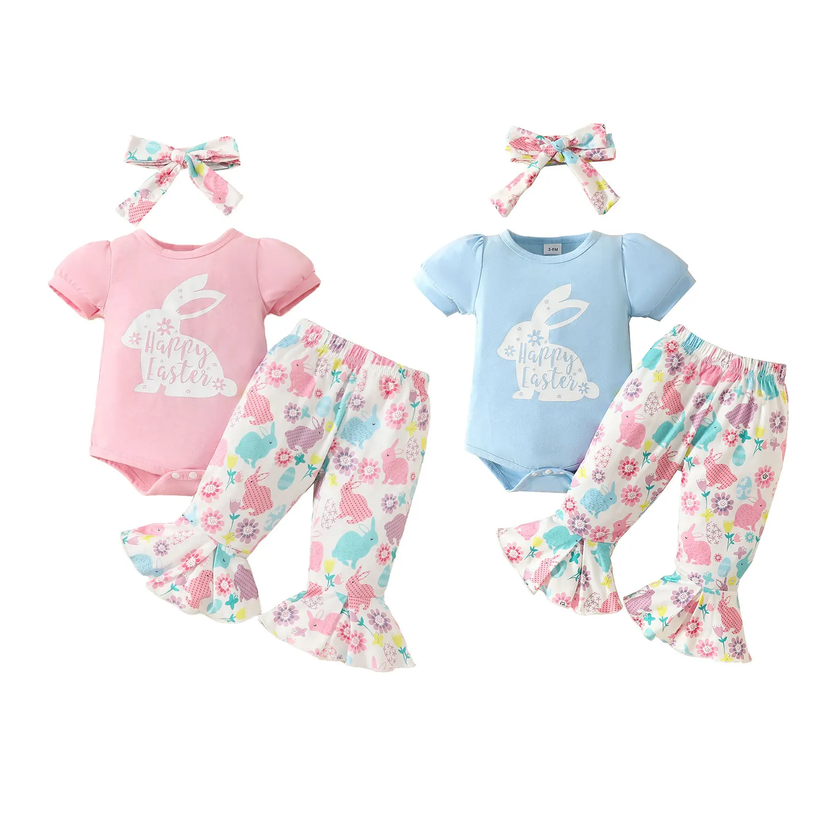 Комплект одежды TiaoBug для новорожденных девочек