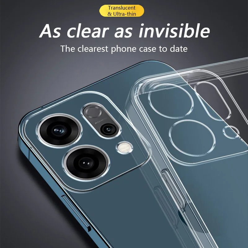 Luxury Crystal Clear Shockproof Protective TPU Back Cover