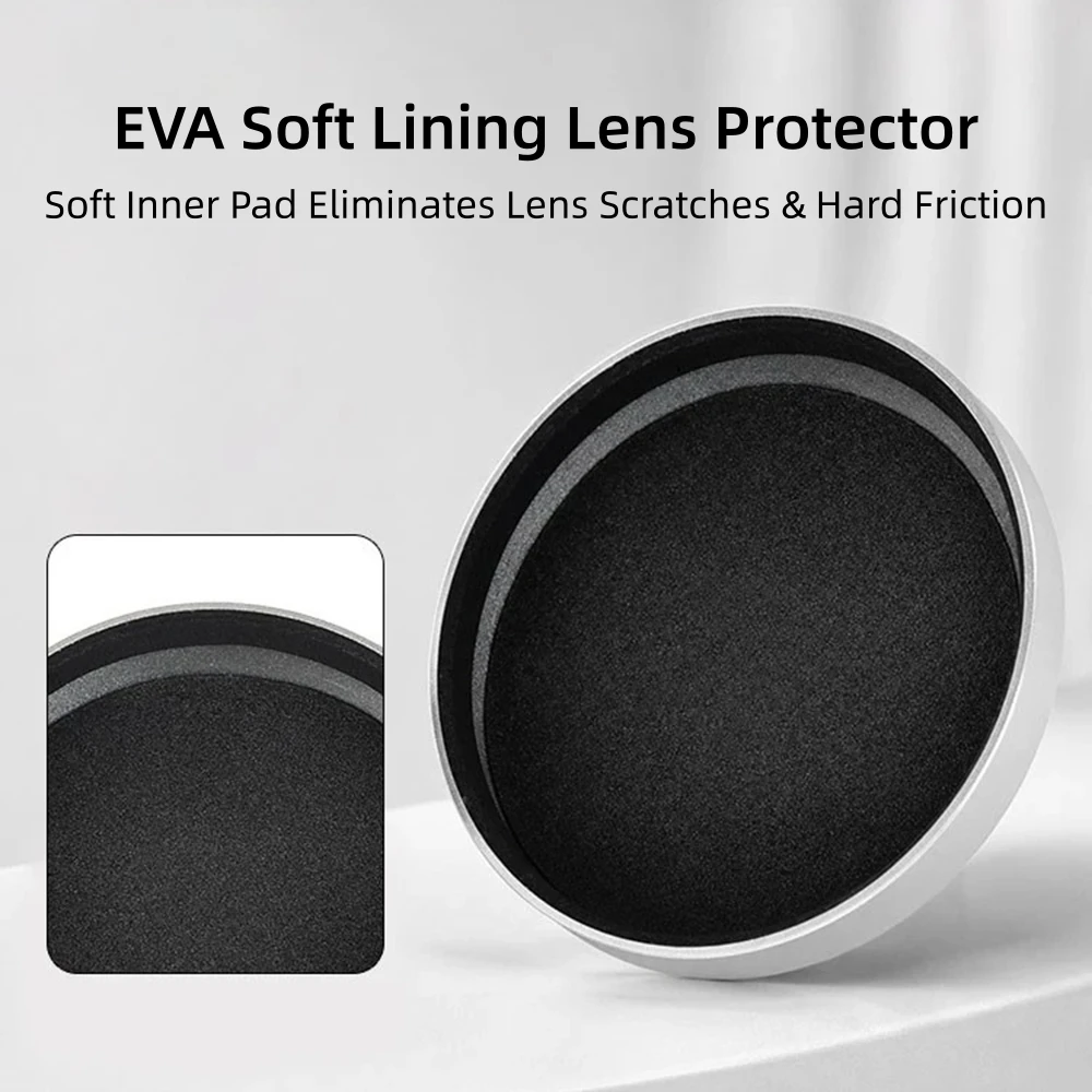 Premium Aluminum Camera Lens Cap with EVA Soft Lining - Fuji Accessories