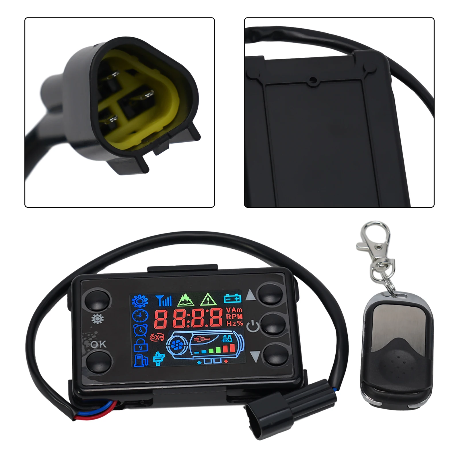 ڵ     LCD  ġ  4  , 12V, 24V, ڵ  ׼, , 1 